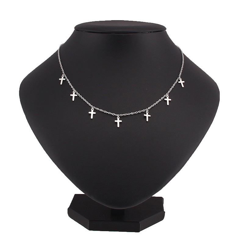 Female Stainless Steel Star Small Pendant Necklace - Chic Angle